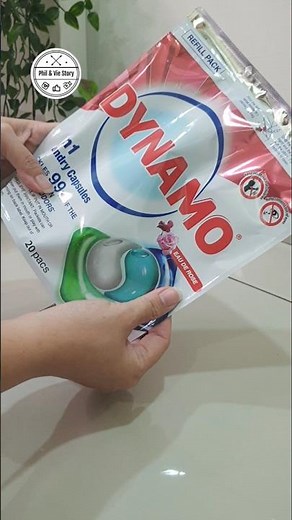 #unboxing Dynamo capsule detergent refill pack