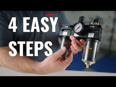 How to service a filter, regulator and lubricator