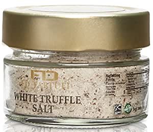 FD TARTUFI White Truffle Salt 120g (4.23oz), Coarse and Fine Natural Sea Salt | non gmo | Made in Italy | kosher | truffles