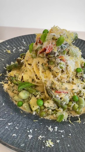 Delicious Springtime Pasta Recipe with Salmin Junior Syrup