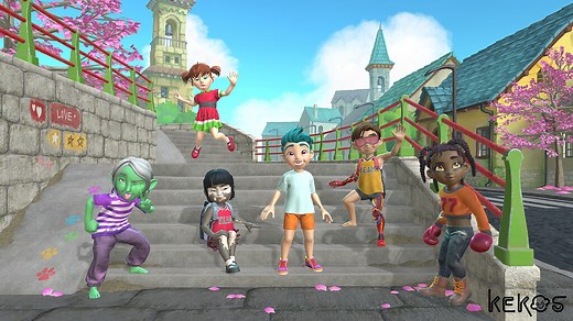 Kekos - Customizable 3D Character Cartoon Kids