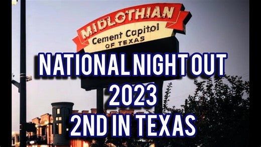 2.4K views · 86 reactions | Thank you to everyone who helped make our National Night Out 2023 a huge success. We placed 2nd in Texas and 12th in the Nation. | Midlothian Police Department - Texas | Facebook