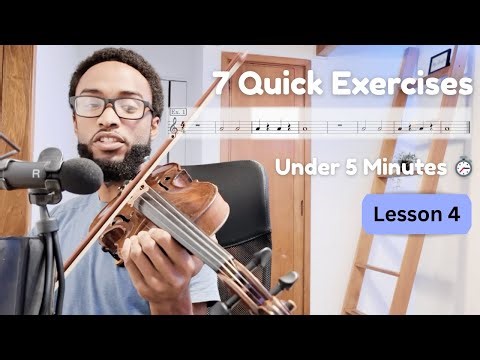 Lesson 4: 7 Violin Sight Reading Exercises (Under 5 Minute Workout)