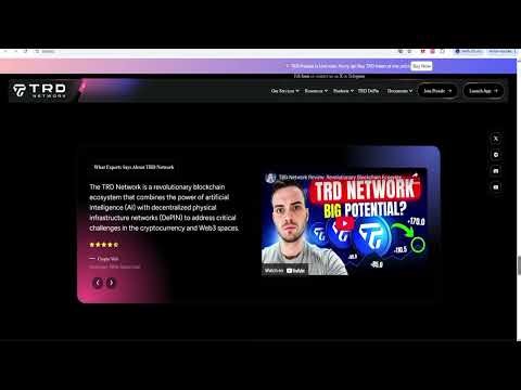 TRD Network Explained | AI + DePIN Blockchain Platform Overview