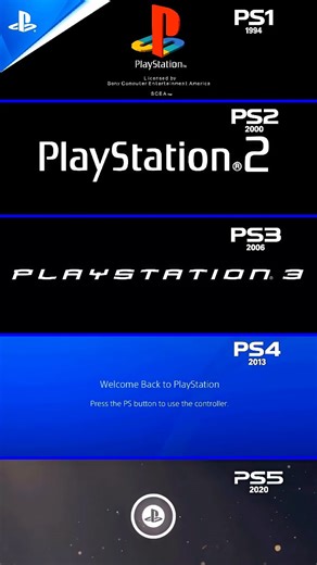 Perkovic on Instagram: "The Evolution of Playstation Startup Intros From 1994-2020! #playstation5 #playstation #gaming #comparison #evolution"