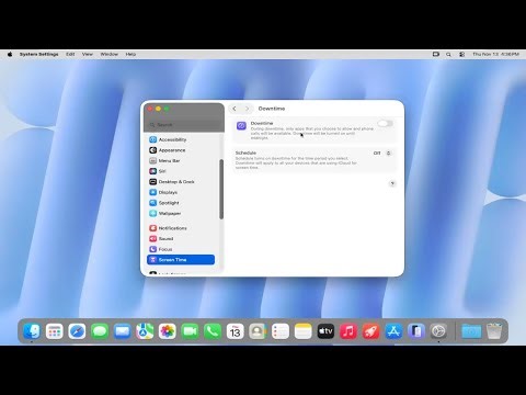 How To Enable Downtime on macOS [Guide]