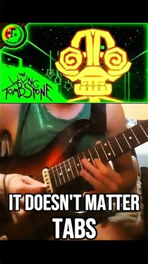 IT DOESN'T MATTER solo #thelivingtombstone #itdoesntmatter #guitartabs #guitartutorial