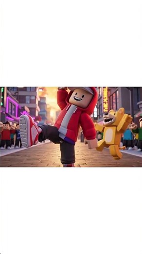 Roblox Dance Challenge: Kid vs Dog 🕺 | Bumblebee #roblox #shorts #youtubeshorts #effectking