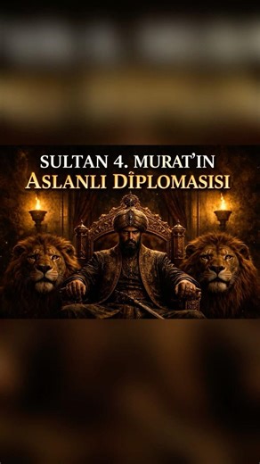 SULTANIN ASLANLI DİPLOMASİSİ!