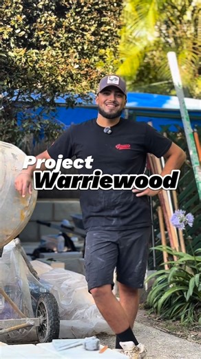 Amaro’s Green Heaven PTY LTD. on Instagram: "WARRIEWOOD PROJECT is just about to finish, This new full renovation backyard landscaping which includes high quality white sandstone blocks in the retaining wall, and the MERBAU timber decking, is just waiting for the installation of the luxury tiles. 📈🔥"