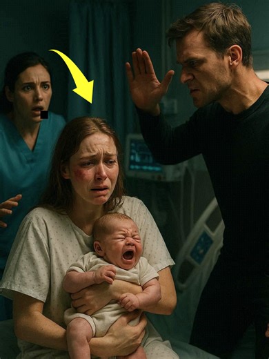 PARTE 1 Mi esposo me golpeó en el hospital poco después de dar a luz… pero no sabía que alguien más lo había visto todo #VIRAL