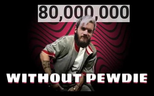 【Pewdiepie】Without PewDie (PewDiePie vs T-Series rap)[中文字幕]