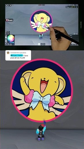 Time to draw your pfp on roblox spray paint! who next? #roblox #art #drawing