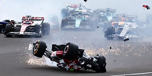 Zhou sale ileso del accidente más espeluznante de los últimos tiempos