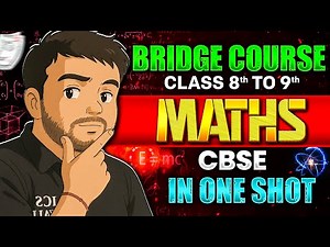 🚀 Class 9th 2025 | Maths Bridge Course 🔥 | Master the Basics⚡#Maths #BridgeCourse