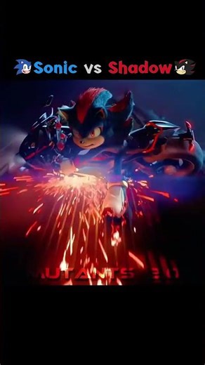 sonic vs shodow#💀#4k