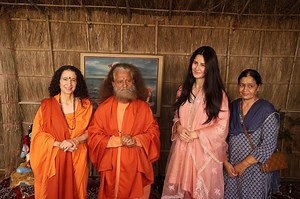 Katrina Kaif At Maha Kumbh: Actress Dons A Peach-Coloured Tissue Salwar Suit & Proceeds For Shahi Snan