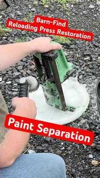 Part 2-Restoring a Barn-Find Reloading Press-Rust Removal Mistake #restoration