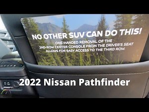 2022 Nissan Pathfinder vs 2021 Toyota Highlander third row access challenge