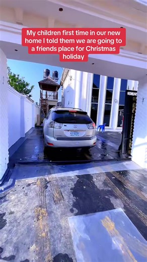 Children's Surprise at Their New Home for Christmas