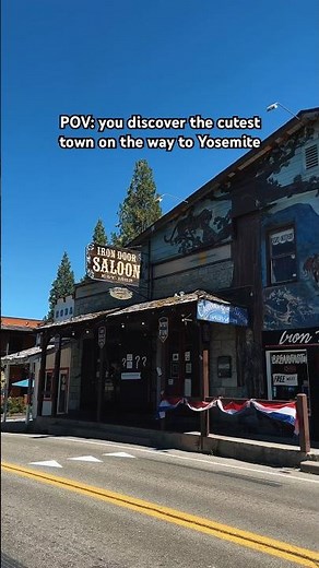 Stop at Groveland on your next trip to Yosemite National Park #travel #shorts