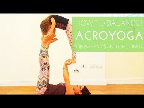 How To Balance! Acro Yoga for Kids | Kids Yoga - At home Yoga WITH KIDS