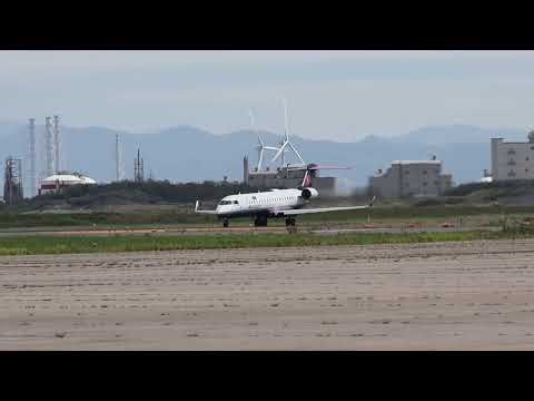 新潟空港 空の日イベント IBEX機の力強い離陸