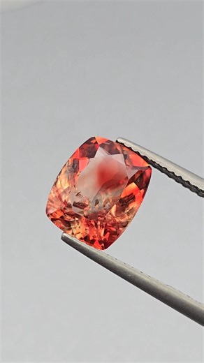 Rare Natural Red Andesine Oregon Sunstone | Also Known as Red Labradorite | Cushion Cut Faceted Loose | 10.2x8.3 Mm | 2.81 Cts | #L860 - Etsy