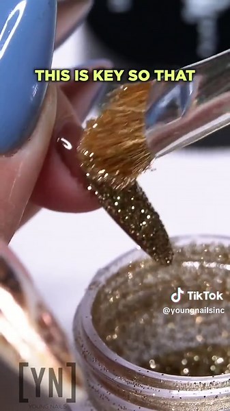 When. you're doing a glitter press nail try this method of applying the glitter. #youngnails #satisfying #satisfyingvideo #nailtech #nailtips #oddlysatisfyingvideo #nailsalon #fyp #nails #gelnails #gelpolish #nailhacks #salon #acrylicnails #acrylicnail #nailart #nailartist #foryoupage