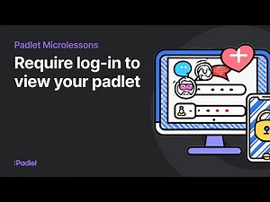 Require log-in to view your padlet