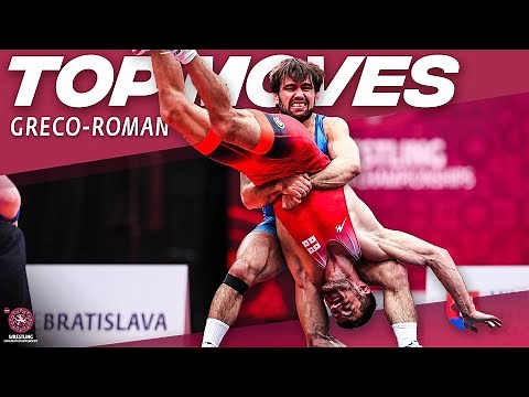 Top Moves Greco Roman Wrestling | Senior European Championships | Slovakia • Bratislava