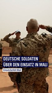 Einsatzbefehl Mali – Bundeswehr zwischen Risiko und RoutineVier Soldaten, ein Auftrag: den Frieden in Mali sichern. Die Dokuserie „Einsatzbefehl Mali – Bundeswehr zwischen Risiko und Routine“ gibt tiefe Einblicke in einen der gefährlichsten Auslandseinsätze der Bundeswehr. 👉 https://www.ardmediathek.de/serie/einsatzbefehl-mali-bundeswehr-zwischen-risiko-und-routine/staffel-1/Y3JpZDovL25kci5kZS80OTYz/1 | NDR Fernsehen