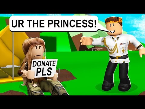 POOR GIRL BECAME THE PRINCESS.. (ROBLOX BROOKHAVEN RP)