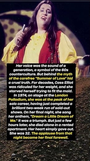 She sang her last song and died