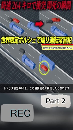 【3D解説】資産家の息子が時速264キロで激突し夫婦即死…「出しすぎちゃった」と反省ゼロの態度。首都高ポルシェ暴走事故の真相p2