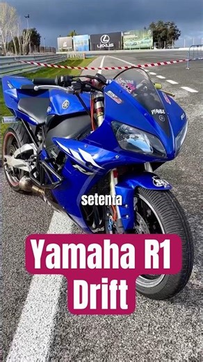 Yamaha R1 drift bike of rider Rubén Sevilla 🔥#motorcycles
