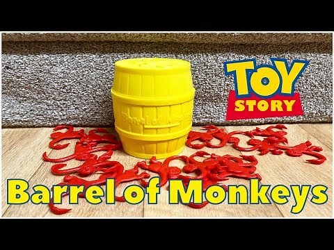 Milton Bradley Barrel Of Monkeys Toy Story Review