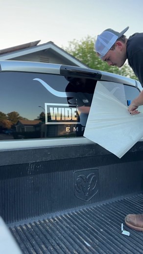 NEW 32” Longhorn Decal! This is our largest size for a rear window that doesnt require trimming! #wideloadempire #wideload