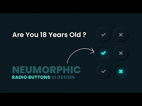 CSS Neumorphism Radio Buttons UI Design | CSS3 Custom Radio Button