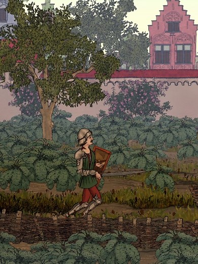 1 VS 1 #indigame #knight #gaming #medieval