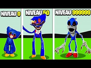 J'AI OBTENU LES TRANSFORMATIONS LES PLUS EFFRAYANTES DE HUGGY WUGGY SUR ROBLOX