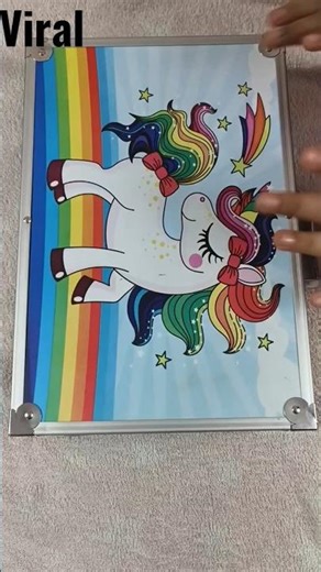 Unboxing Unicorn 🦄 🦄 colour box#shorts #youtubeshorts