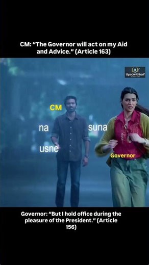 Is the Governor really bound by the Chief Minister’s advice? 🤔 #upsc #shorts