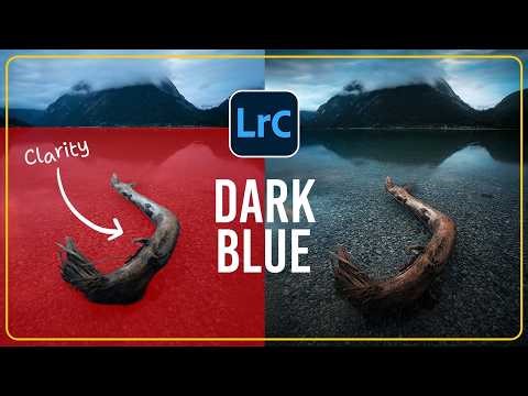 Create This DARK BLUE STYLE using ONLY Lightroom!