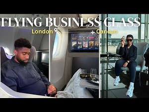CANCUN TRAVEL DAY VLOG 🇲🇽: British Airways BUSINESS CLASS Review | Gatwick Airport BA LOUNGE TOUR