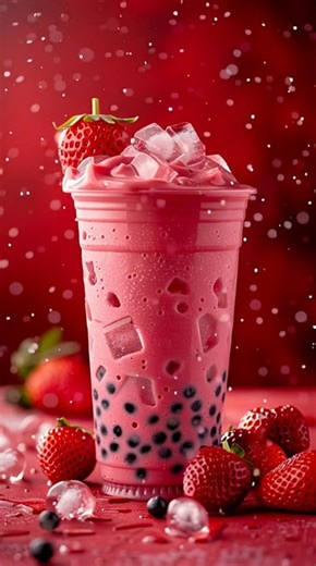 Ai Generated, Drink, Boba. Free Stock Video