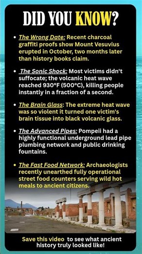 5 Terrifying Pompeii Secrets Recently Discovered by Archaeologists! #weirdhistory #archaeology