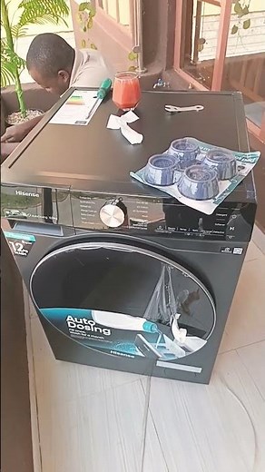 New Hisense washing machine installation