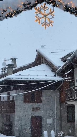 Balade du matin dans le village de Courchevel le Praz ❄️😍 | Courchevel
