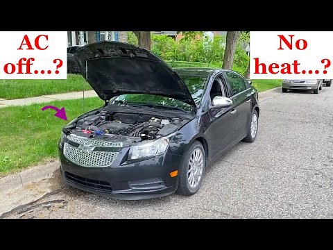 Chevy Cruze radiator sensor - AC off/engine temp needle not moving
